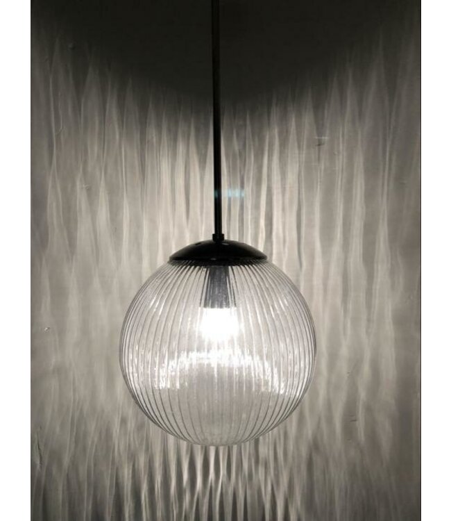 Vintage art deco glass lamp