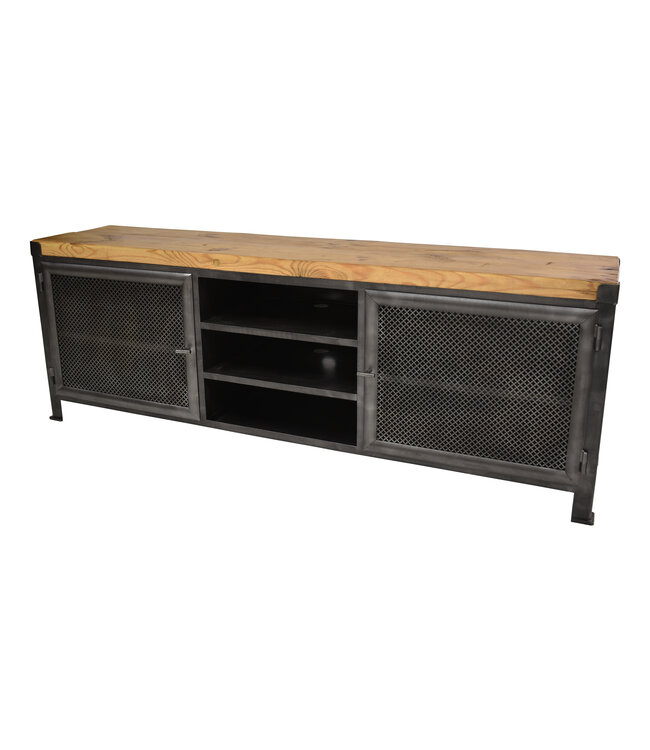 Tv meubel met grenen blad