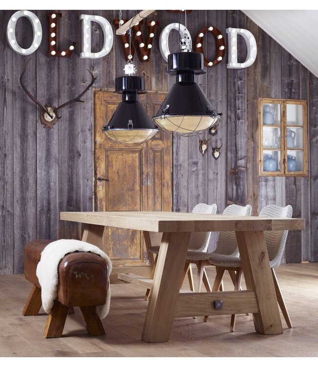 Industriële lamp Tanek wit