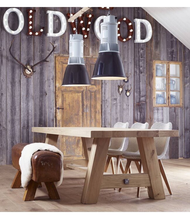 Industriële hanglamp - Rex hoog