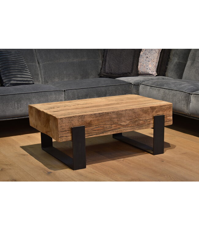 Robust coffee table - solid wood