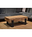 Robust coffee table - solid wood