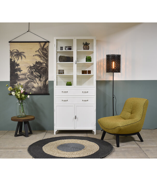 Custom metal pharmacy cabinet