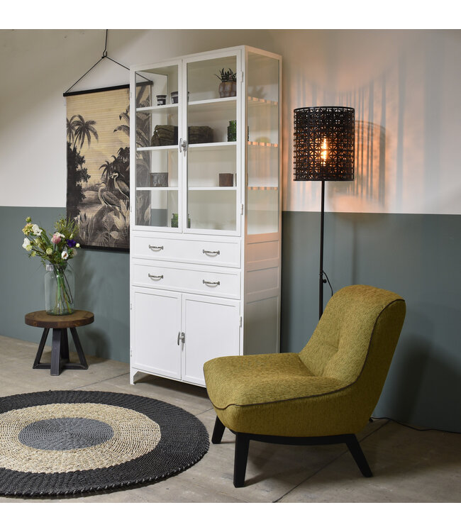 Custom metal pharmacy cabinet