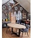 Oak oval dining table Almeria