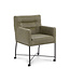 Dining room chair with wheels Milan