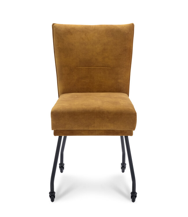 Eetkamerstoel Floor met wielen