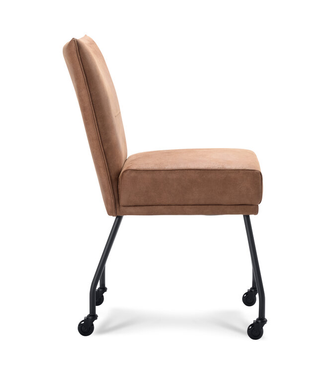 Eetkamerstoel Floor met wielen