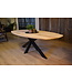 Available immediately Danish oval oak dining table