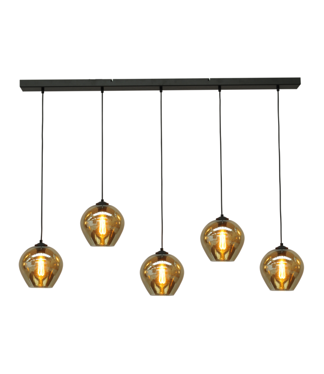 Masterlight Hanging lamp Quinto Smoke 5