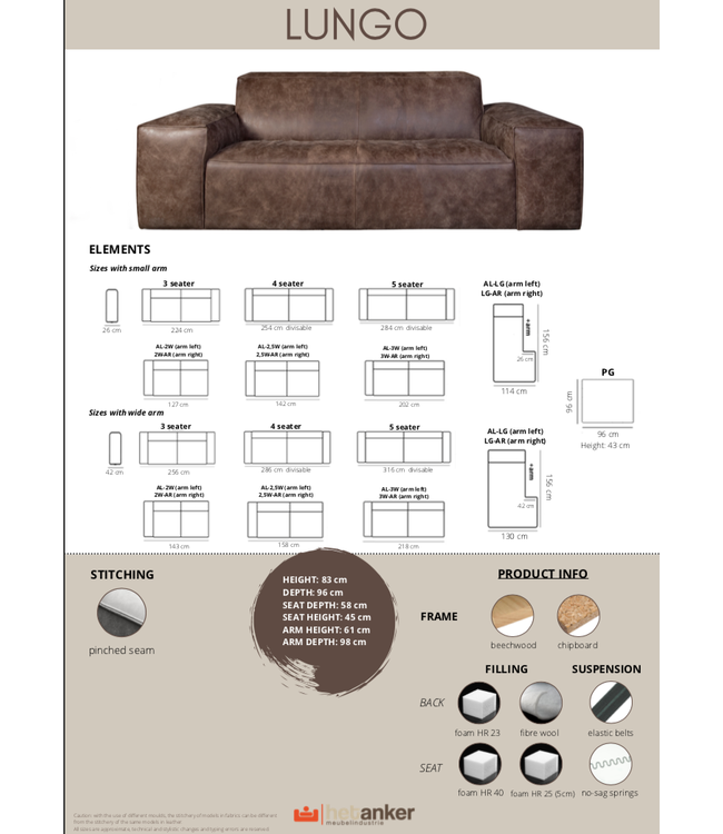 Sofa Lungo - The Anchor