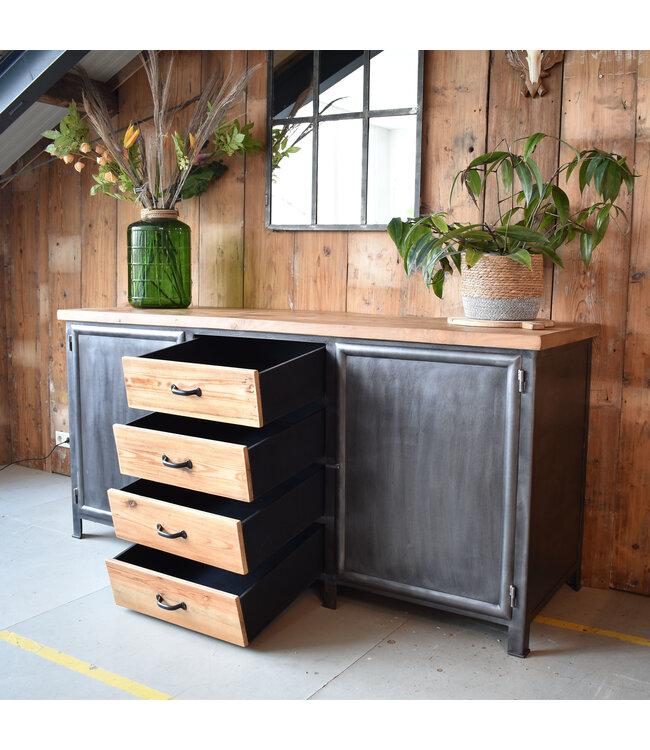Dresser with custom drawers