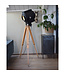 Vintage tripod lamp