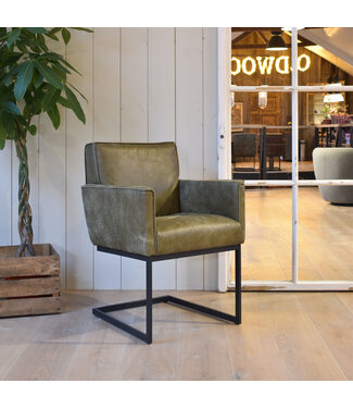 Het Anker Green dining chair Lola Luna | Het Anker