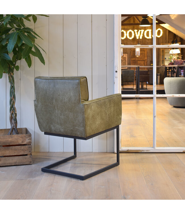Green dining chair Lola Luna | Het Anker