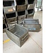 Metal storage bin
