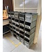 Metal storage bin