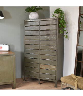 Industrial chest of drawers