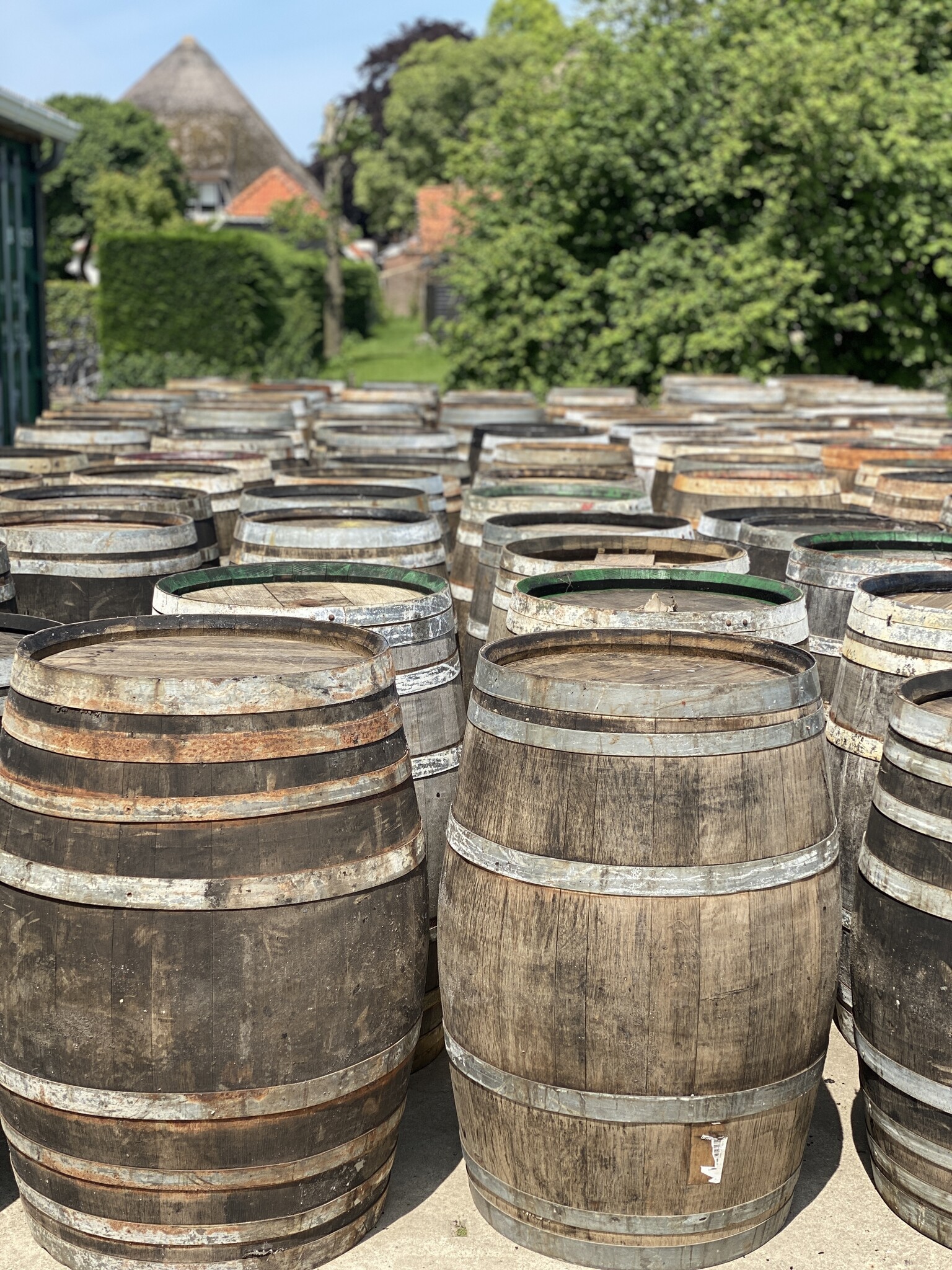 Old oak whiskey barrel Rain barrel Whiskey barrels Oldwood the