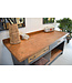 Industrial sideboard with wooden drawers