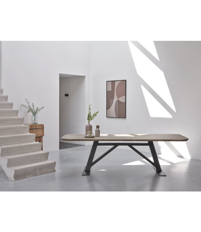 Old oak dining table Maastricht