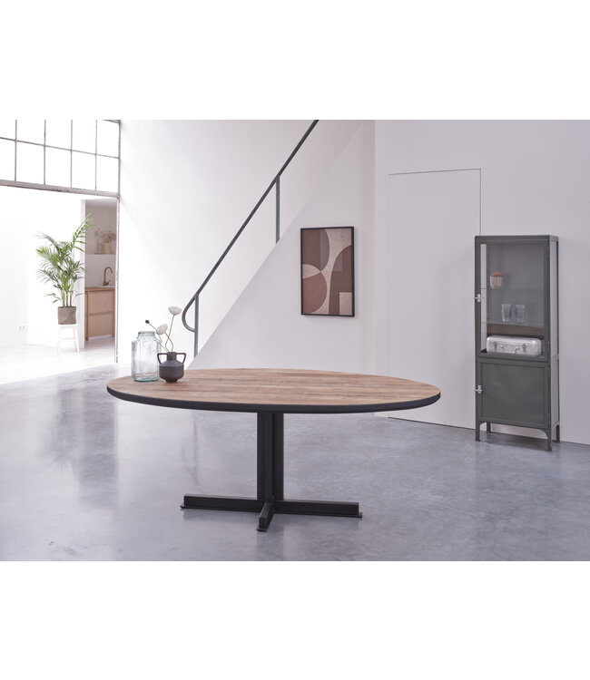 Oval dining table pine Beau