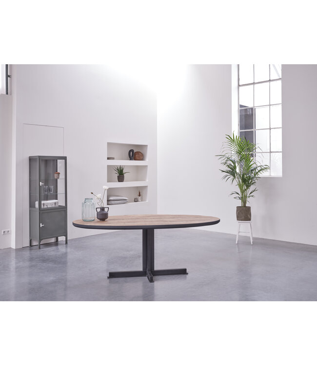 Oval dining table pine Beau