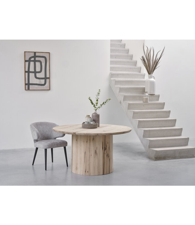 Houten kolomtafel Edam