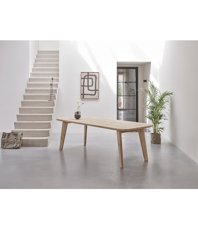 Oud eiken tafel Leiden