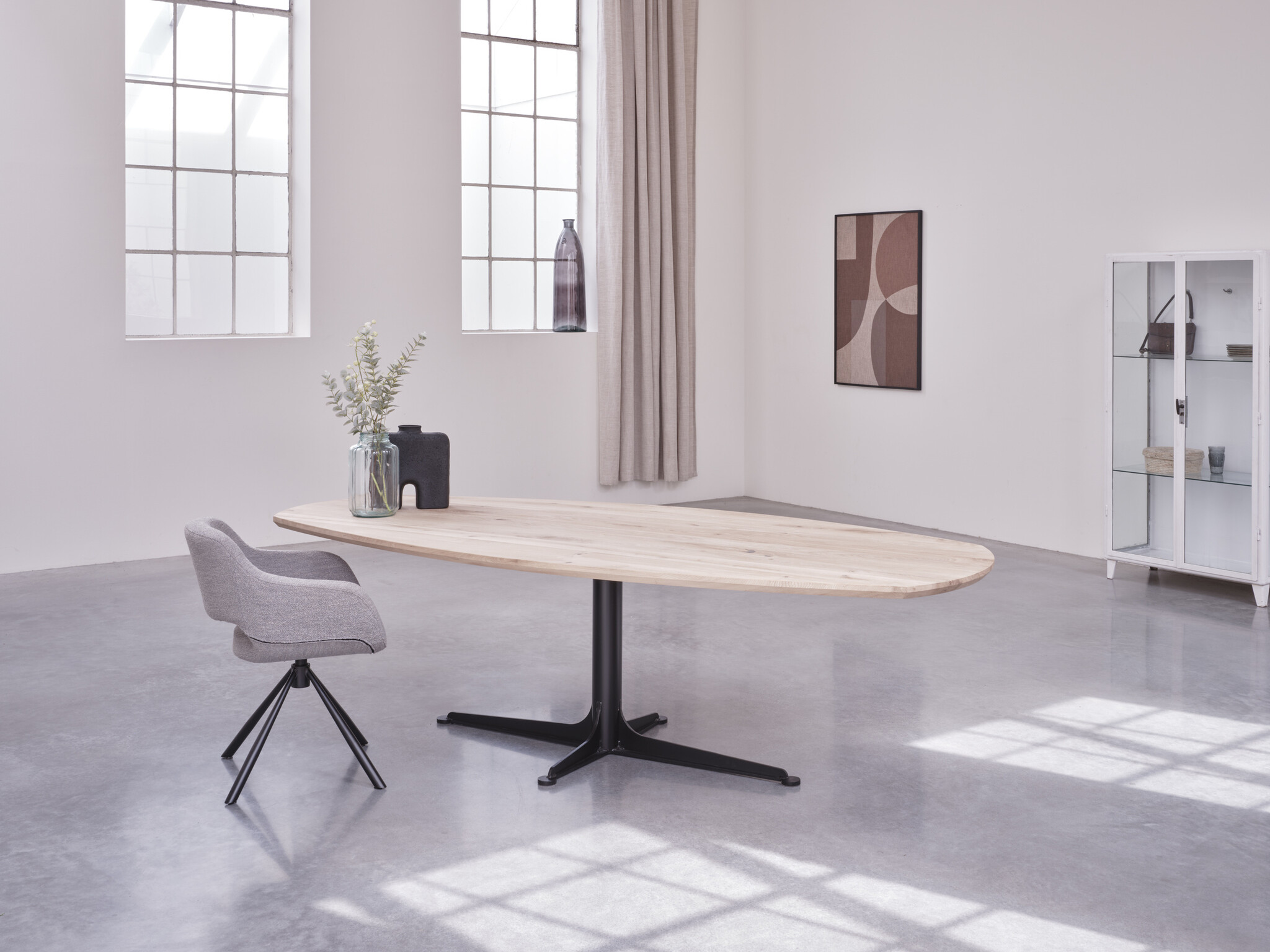 Deens Ovaal eettafel | Masssief eiken tafel - Oldwood de Woonwinkel