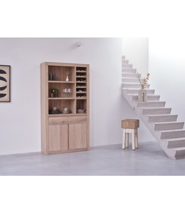 Custom cabinet - oak