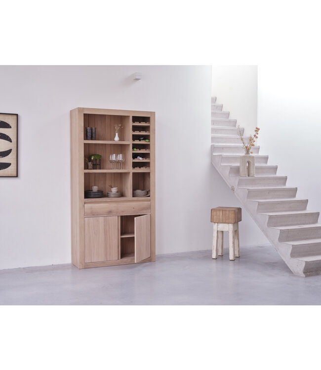 Kast op maat - eikenhout