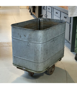 Oldwood Zinc laundry cart