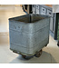 Zinc laundry cart