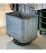 Zinc laundry cart