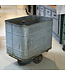 Zinc laundry cart