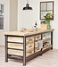 Custom-made kitchen island