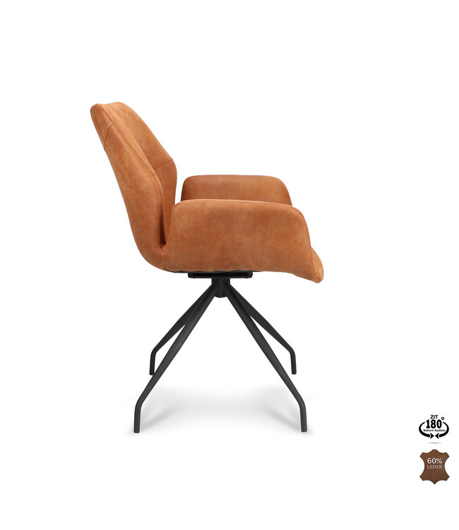 Dining room chair Jolien Bull Camel