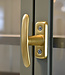 Steel case Breda brass handles