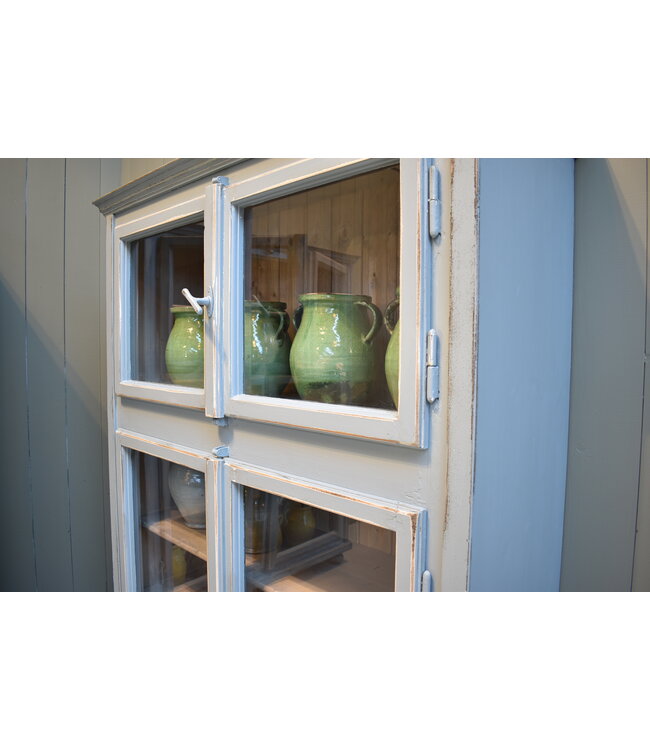 Vintage wooden china cabinet