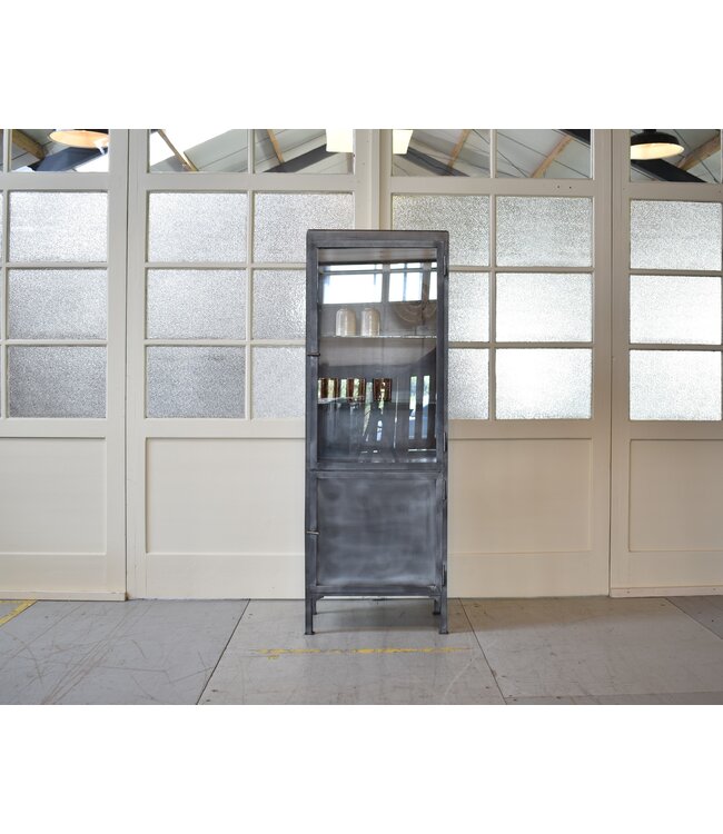 Blasted vintage apothecary cabinet