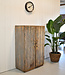 Stabiler Vintage-Holzschrank