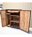 Industrial cabinet pine