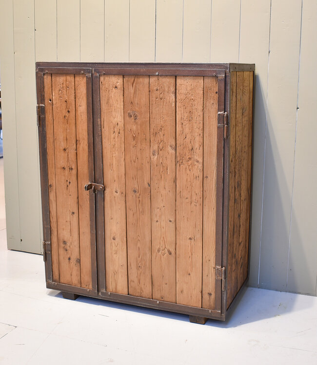 Industrial cabinet pine