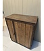 Industrial cabinet pine