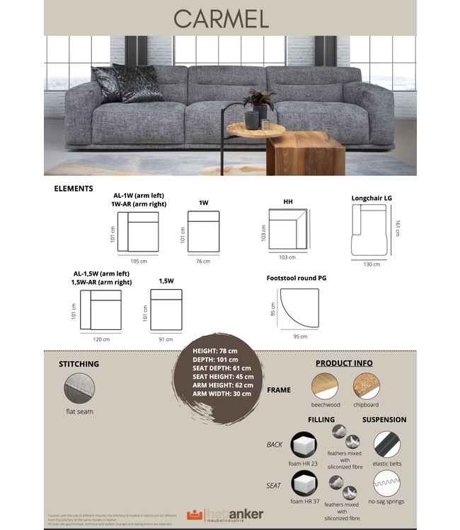 Ecksofa Carmel - Der Anker