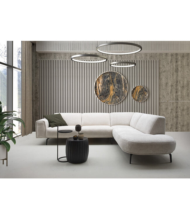 Half-round corner sofa Shadow - Het Anker