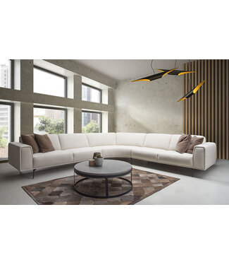 Shadow semi-circular corner sofa - Het Anker