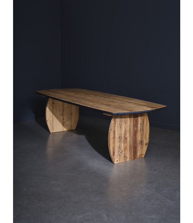 Wooden dining table Petten old wood