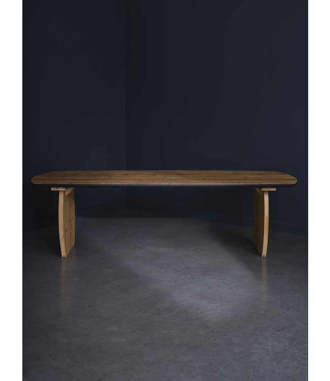 Wooden dining table Petten old wood